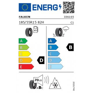 Winterreifen 185/55 R15 82H Falken Eurowinter HS-01