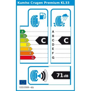 Sommerreifen 235/60 R18 103H Kumho Crugen Premium KL33
