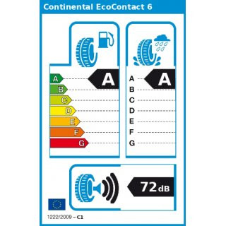 Sommerreifen 235/55 R19 105V Continental EcoContact 6