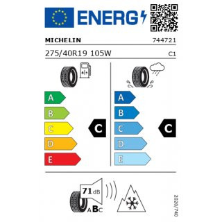 Winterreifen 275/40 R19 105W Michelin Pilot Alpin 5