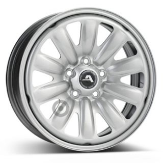 Hybrid Stahlrad (silber) | 6x15 ET38