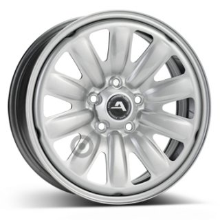 Hybrid Stahlrad (silber) | 6x15 ET38