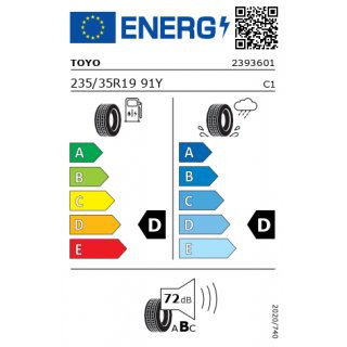Sommerreifen 235/35 R19 91Y Toyo Proxes R 888R